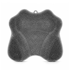 Alfombrilla exfoliante de silicona de doble cara para pies en la ducha