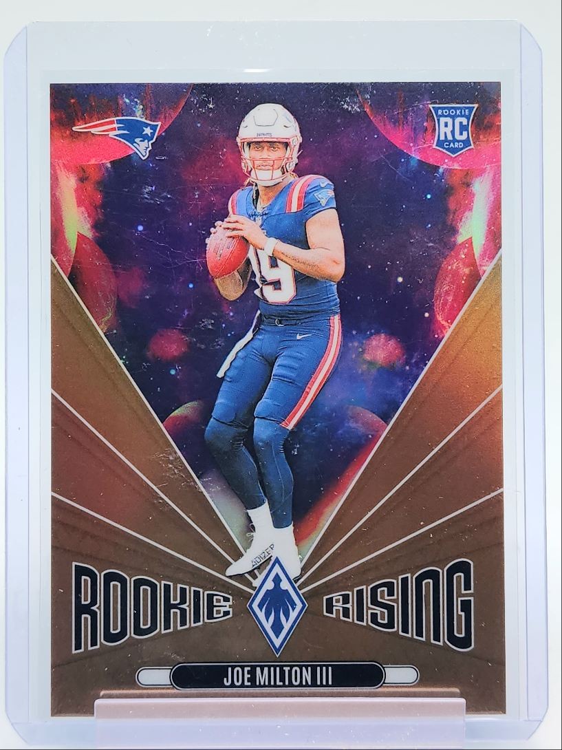 JOE MILTON III 2024 PHOENIX ROOKIE RISING BRONZE PRIZM PATRIOTS RC /75 Q2124