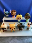 Funko Pops Disney: 8 Different - Stitch,Pooh,Tiana,Olaf,Alice, Etc. - Lot #A149