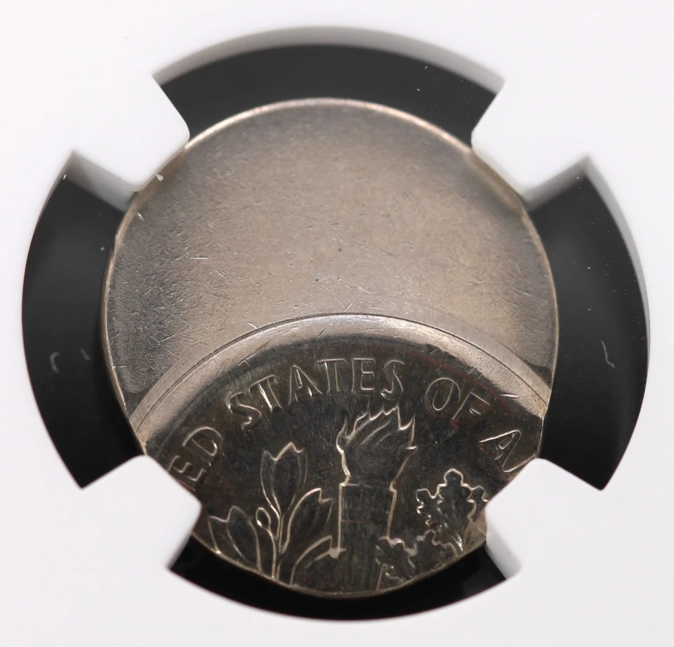 1973-P 10C Roosevelt Dime NGC MS 66 Struck 50% Off Center - Image 2 of 4