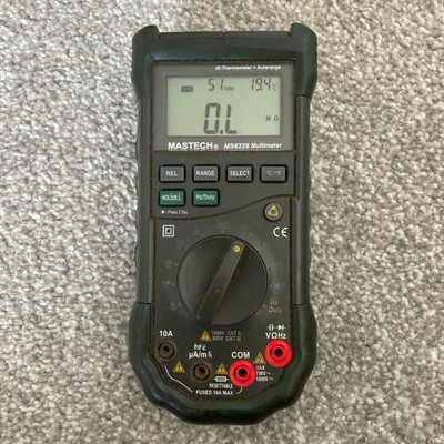 Mastech MS8228 Multimeter gebraucht funktionstüchtig elektrisch Messen elektrisch