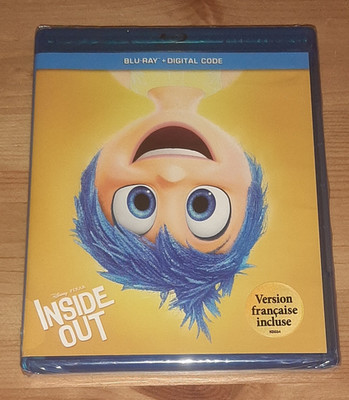 Inside Out (Blu-ray, 2015, BRAND NEW) Disney & Pixar / Amy Poehler