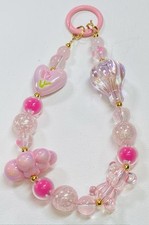 Beaded Keychain, Phone Charm, Bag Charm, Purse Charm, Bag Clip