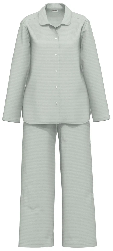 SEIDENSTICKER 91008 Schlafanzug / Pyjama lang 36-48 shadow 502 - Bild 1 von 1