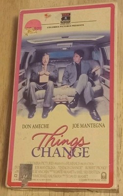 Things Change 1989 Vhs Ex-rental In Good Condition Rare, Hard To Find Comedy