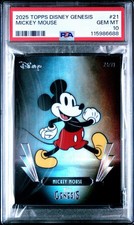 2025 Topps Disney Genesis Mickey Mouse #21 /99 PSA 10 POP 1