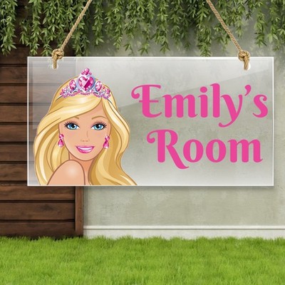 Personalisierte Acryl Zimmer hängende Plakette individueller Name Gartenhaus Garten Schild