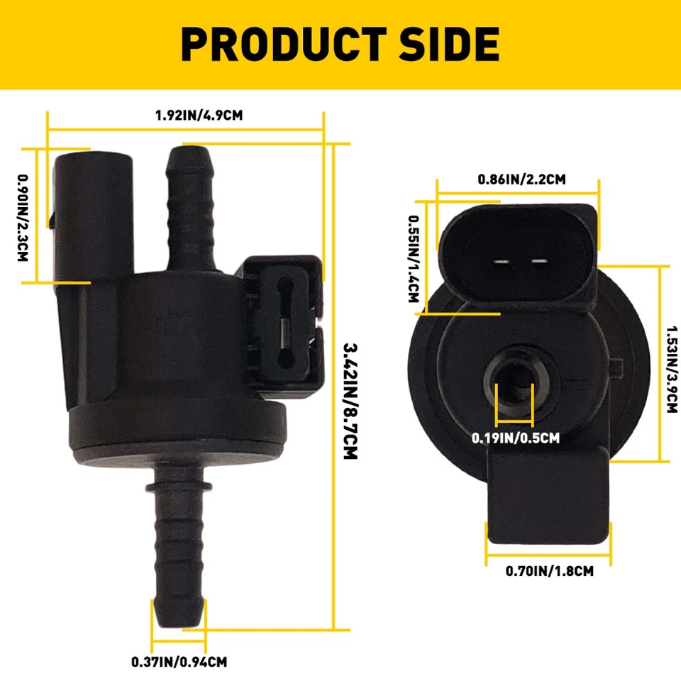 Válvula de purga/solenoide de bote de vapor Spec 0280142431 para Audi A4 A6 A8 Foto 4 de 4