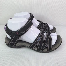 Teva Women's Tirra Sandal Black/Grey Size 6 M US 4266