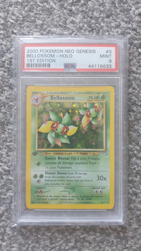 Bellossom (1st Edition) graded PSA 9 for sale on eBay