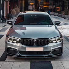 Front Bumper Lip Compatible with BMW 5 Series G30 2017-2020 M Sport MP Style