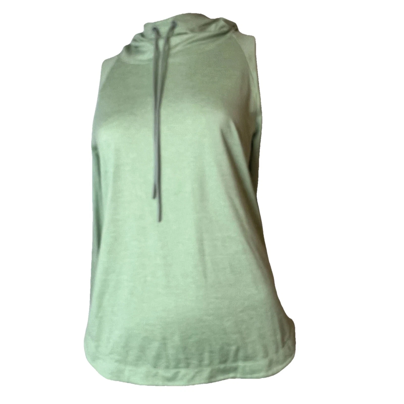 Athleta Women's Green Uptempo Scuba Neck Hoodie Performance Lightweight Small