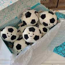 Jellycat Amuseables Soccer Ball Bag Charm Keychain Plush Cute Gift Collect NWT
