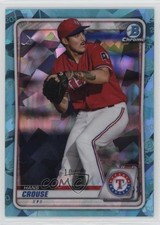 2020 Bowman Chrome Draft Sapphire Edition Aqua 10/20 Hans Crouse #BD-6 4d3