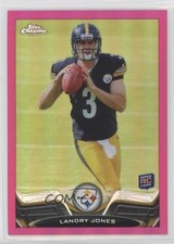 2013 Topps Chrome BCA Pink Refractor 4/399 Landry Jones #98 02c9
