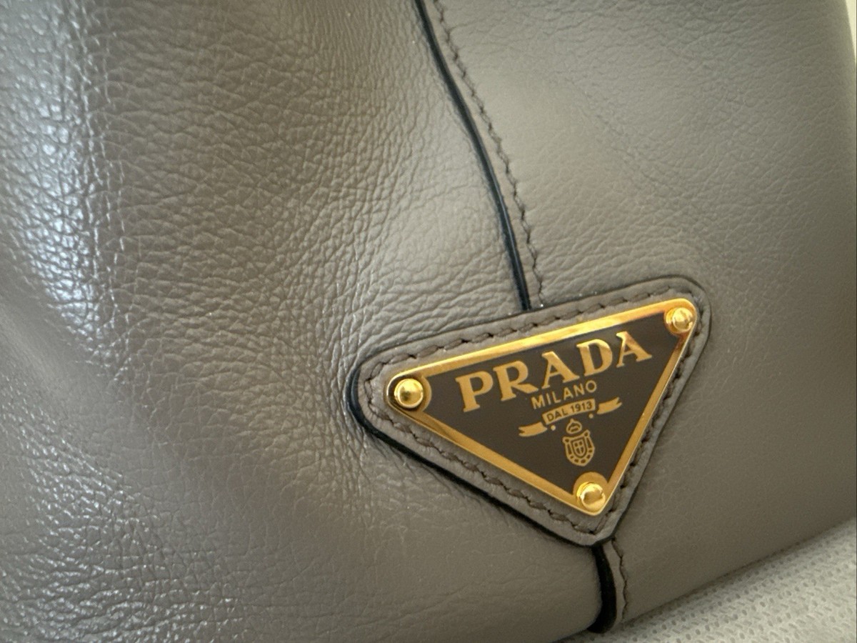 NWT Elegant Prada Bag Borsa a Mano Argilla color - Glace