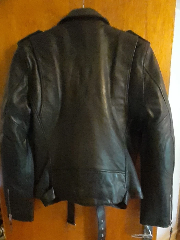 Leather Jacket BLK DNM Designer Biker Style Size L Brand New with Tags - Image 2 of 4