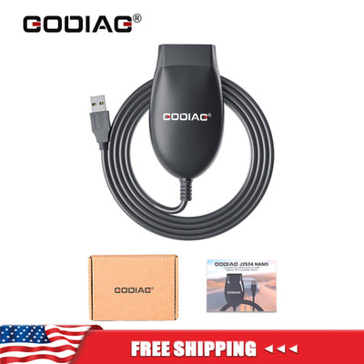 GODIAG GD101 J2534 Passthru Diagnostic Cable for Ford Mazda/ Honda/ Toyota etc