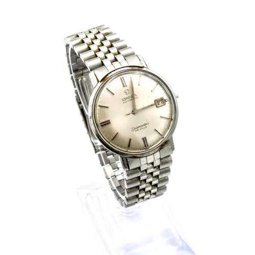 Omega Seamaster De Ville Automatic Date 7.5in 35mm Mens Wristwatch #WB4599-3