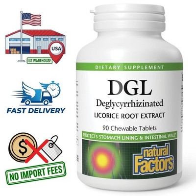 DGL Licorice Root Extract 400mg + Anise Seed & Stevia Leaf Powders, 90 Tablets