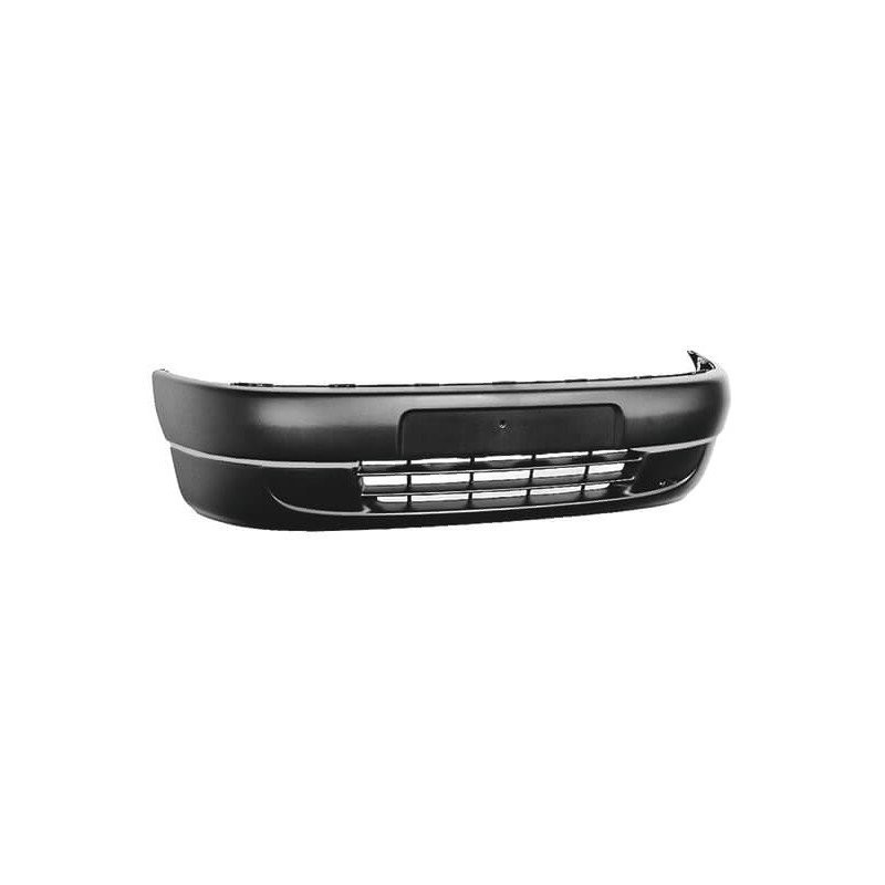 Remplacer un bouclier cassé : pare-choc avant noir Citroen Berlingo 1996-2003 chromé