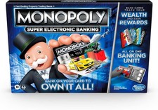 Image of Hasbro Monopoly Super Electronic Banking Game E8978