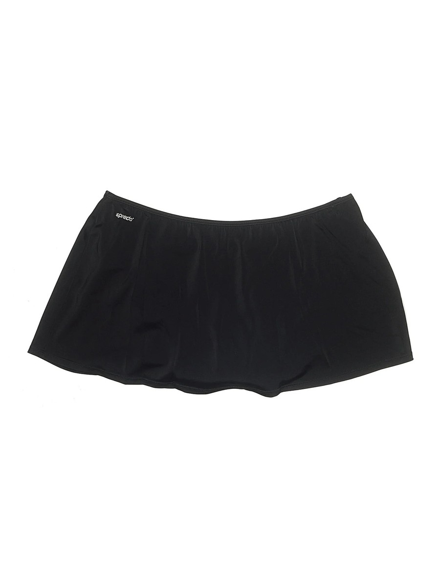 Speedo Women Black Swimsuit Bottoms 18 Plus