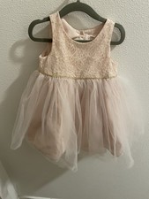 Cat And Jack Light Pink Tulle Princess Dress Size 2T Holiday Party Christmas