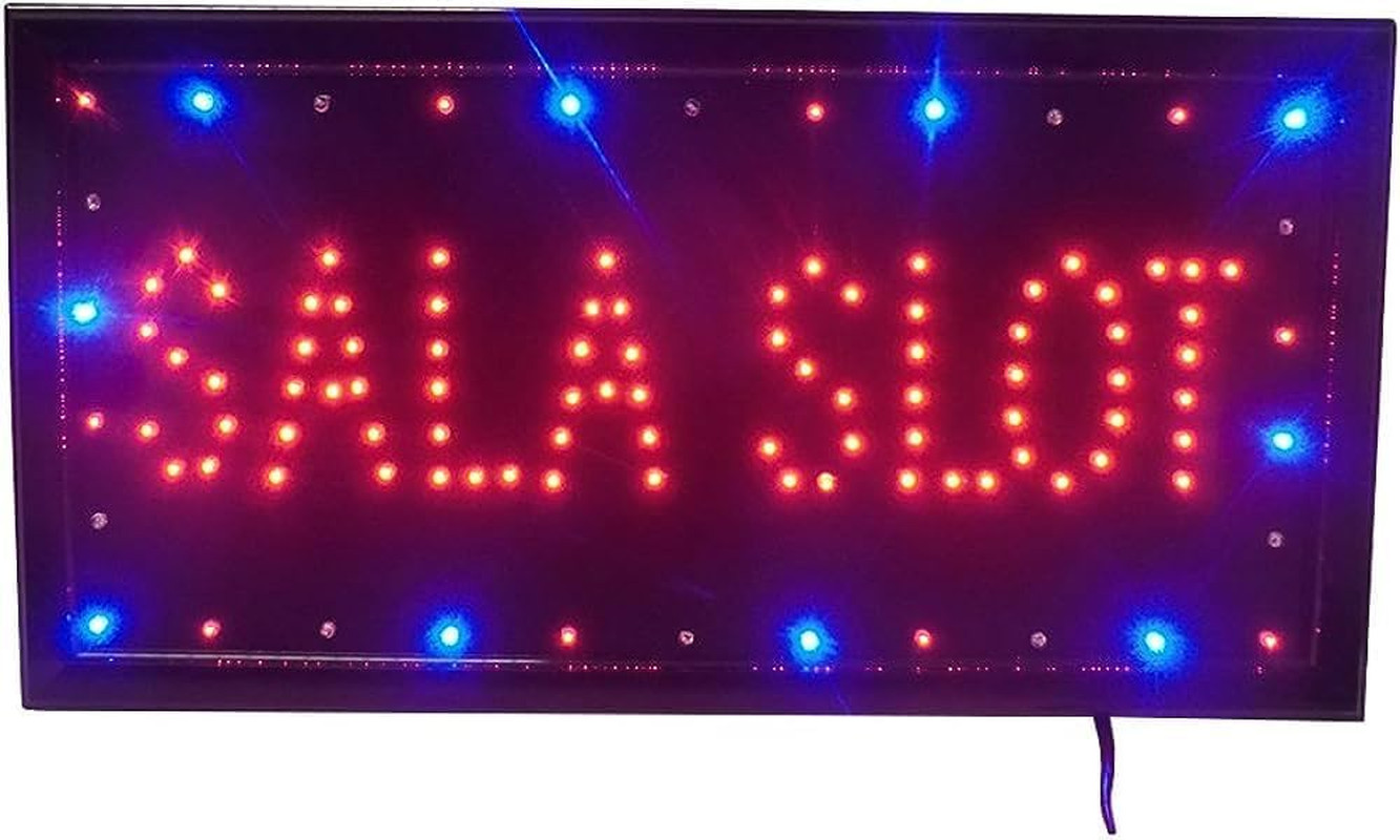 Insegna Luminosa Insegne Luminose a Led Con Scritta Sala Slot