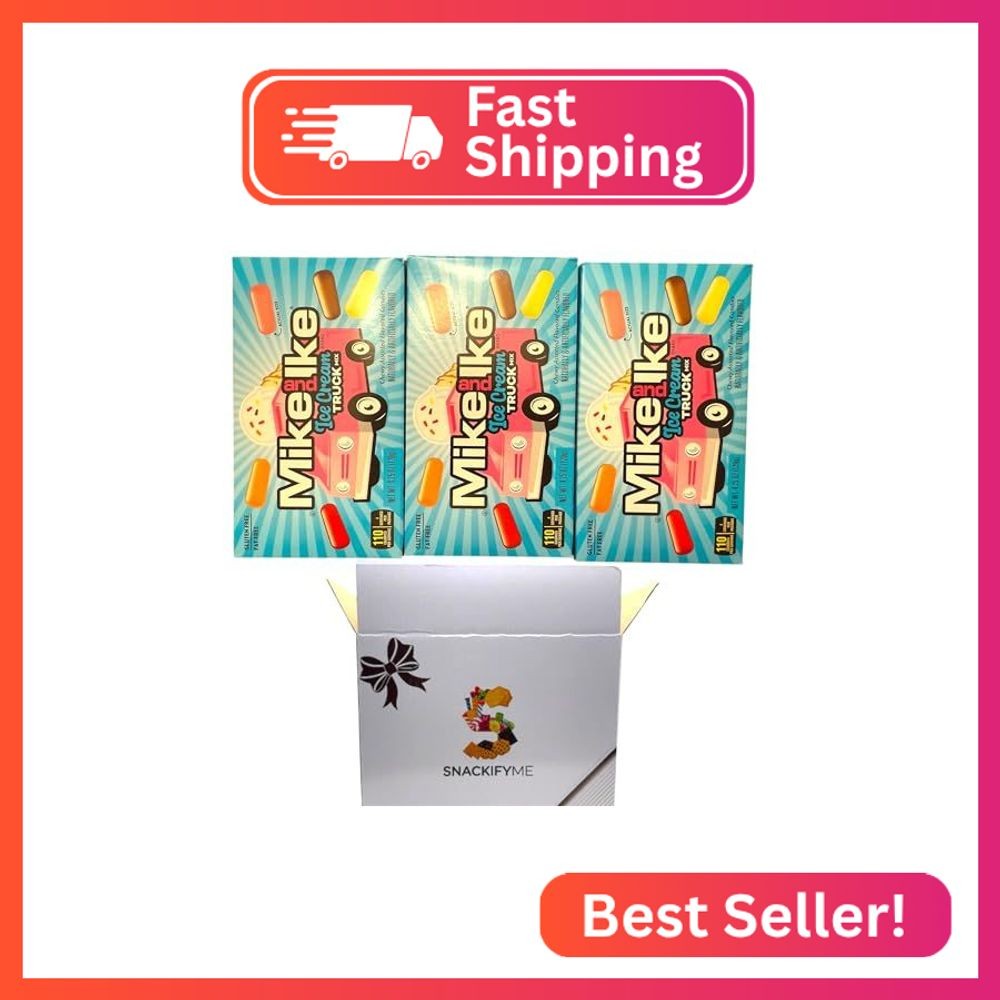 SNACKIFYME Gift Box Of Mike and Ike ice cream truck mix Chewy, Limited Edition 3