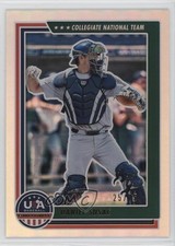 2022 Panini USA Baseball Stars & Stripes Team Logo Gold 25/25 Daniel Susac 1c19