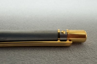 Cartier Santos Gold/silver ballpoint Pen. Made In France | Vintage