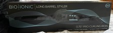 Bio Ionic Long Barrel Curling Iron .75 Inch Extended Length BRAND NEW IN BOX
