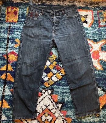 Red Monkey Herren Jeans Size 36 Vintage Denim Y2K Made In Japan