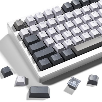 XVX Shine Through Keycaps -133 Keys Cherry Profile Double Shot PBT Keycaps fo...