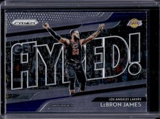 2018-19 Panini Prizm LeBron James Get Hyped! #4 Lakers