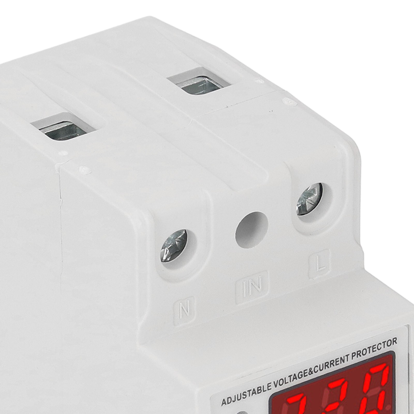 Adjustable Over Under Voltage Protector For Home Safety AC220V 63A Dual Display