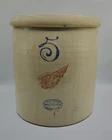 Vintage 1906-1930s Red Wing Union Stoneware Co. Minnesota 5 Gallon 4" Wing Crock