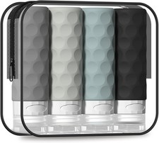 Travel Bottles for Toiletries, 4pcs Tsa Approved 3oz Travel Size Containers, BPA