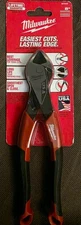 Milwaukee MT558 8" Diagonal Comfort Grip Cutting Pliers Forged Steel NEW IN PCKG
