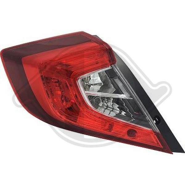 1X Heckleuchte Diederichs 5250090 FüR Honda Rechts-image
