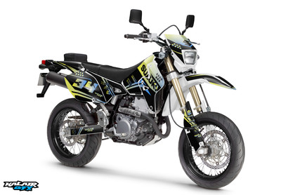 Graphics Kit for Suzuki DRZ400 SM S E (All Years) Icon Series - Lime