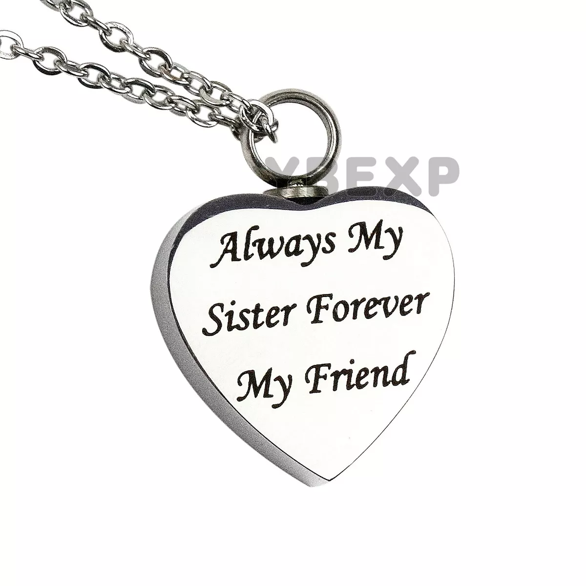NEW Always my sister Urn Necklace For Ashes Cremation Memorial Pendant Jewelry