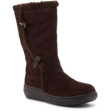 Rocket Dog Slope Suede Women's Chocolate Boots New