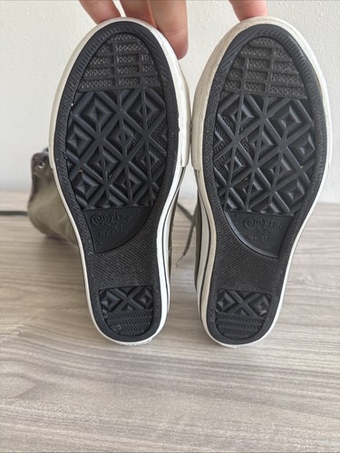 Converse 628083F Sneakers alte junior taglia 3,5 scarpe a scacchi verdi - Foto 8 di 9