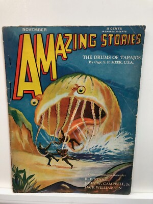 Amazing Stories  Vol 5  #8  PULP  Nov. 1930  GOOD  Morey cover