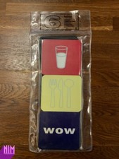 Vintage Habitat 6 Coasters WOW Breakfast Dining Series Place Mats