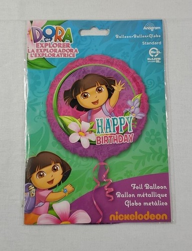 Nickelodeon - Dora the Explorer - Happy Birthday - Foil Balloon Anagram 17in USA - Picture 1 of 2