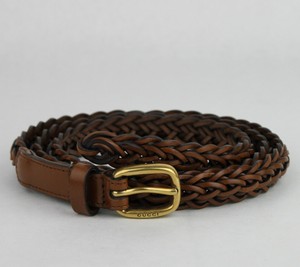 braided gold belt