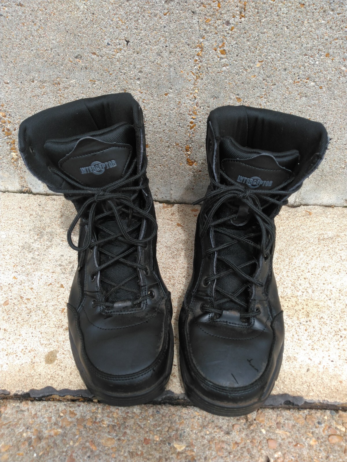 Interceptor Black Leather Force Tactical Steel Toe Wo… Gem